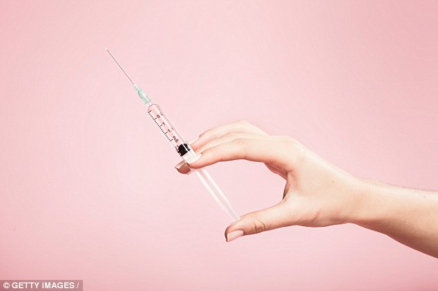 O Shot solution in syringe